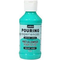 Pebeo Pouring Experiences - Verf - acrylverf - watergroen - glanzend - 118 ml