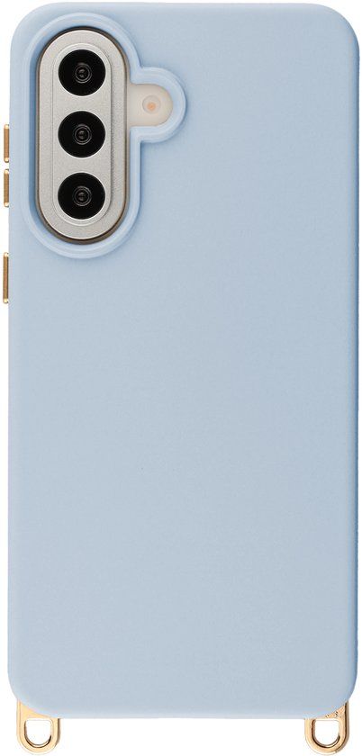 Selencia Rivièra MagSafe Backcover met afneembare haakjes voor de Samsung Galaxy A57 (5G) - Powder Blue