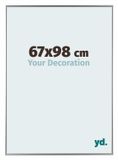 Your Decoration - Cadre photo 67x98 cm - Plastique - Argent brillant - Evry