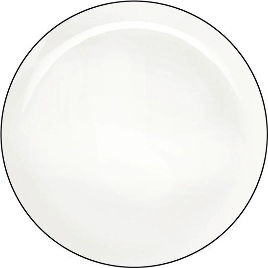 ASA Selection Dinerborden A Table Ligne Noire ø 26.5 cm - 4 stuks