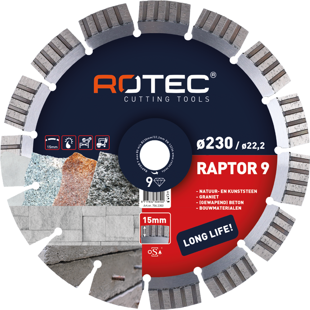 Rotec Diamantzaag Super Speed 350/20,0