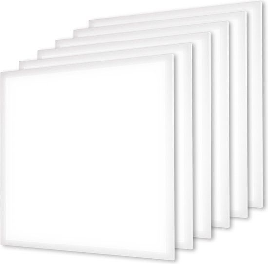 HOFTRONIC 6x LED Paneel - 60x60 cm - 36 Watt - 4860lm - 4000K neutraal wit