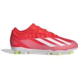 adidas Performance X Crazyfast League Firm Ground Voetbalschoenen - Kinderen - Rood - 30.5