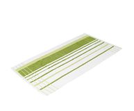 Gözze Handdoek 2-delige set, 100% katoen, 50 x 100 cm, Berlijn, strepen, donkergroen/limone, 102-1123-A4