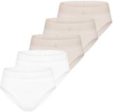 Mey Dames taille pants 5 pack Modal Lace beige / wit