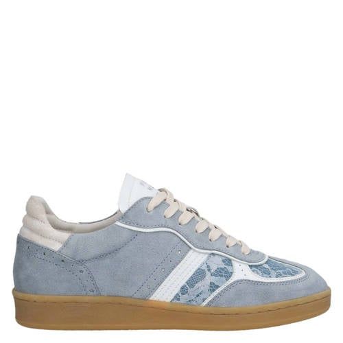 Piedi Nudi Imola 06.02 suède sneakers lichtblauw