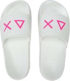 Sun68 Ciabatte Slippers Logo - Vrouwen - Wit - Maat 36