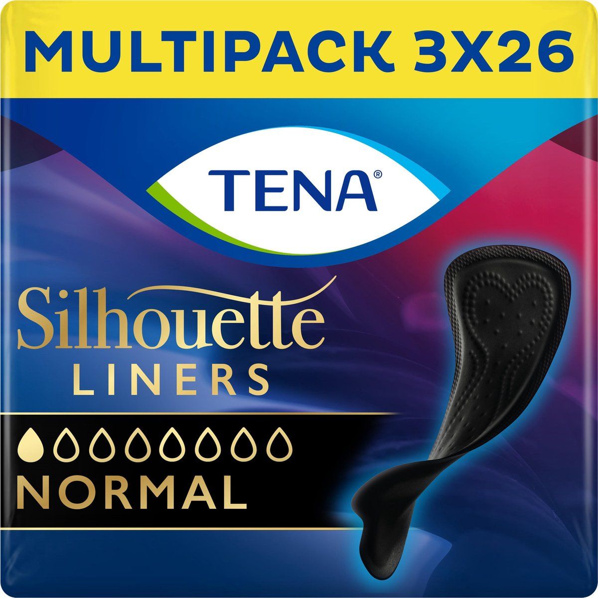Tena Silhouette Noir Inlegkruisjes - 7322541196749
