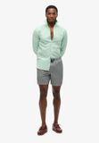 Superdry Zwemshort Heren L All-over Print Polyester Zwart Wit