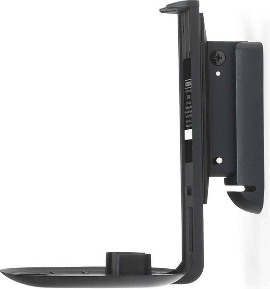 Flexson Wall Mount for Sonos One/Play:1 - Black (2-Pack)