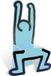 VILAC Chaise Homme Debout (Bleu) by Keith Haring