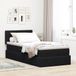 Maison Exclusive - Lit LED avec rangement et matelas, noir, 90 x 190 cm, velours