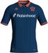 Kappa Maillot OGC Nice 2025/26 Rayé Bleu Manches Courtes Polyester Homme 3XL