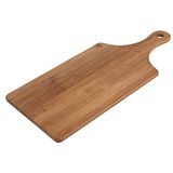 Ambiance Nature 544431 Snijplank met handvat van FSC-gecertificeerd bamboe (L 39 cm B 20 cm H 0,5 cm) - Serveerdienblad, Voedselpresentatieplank