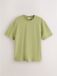 Next - Heren - Ruimvallend T-shirt van zware stof - Groen