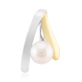 Cavill - Zilveren Hanger - 925 Sterling Zilver Rhodium - Japanse Akoya Parel 6,5 mm