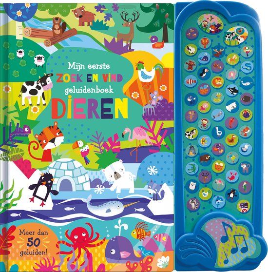 Dieren Rebo Productions Dieren - Mijn eerste zoek en vind geluidenboek