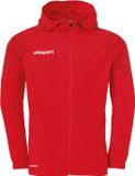 Uhlsport Goal 25 Sweater Met Kap Heren - Rood / Wit | Maat: 2XL