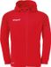 Uhlsport Goal 25 Sweater Met Kap Heren - Rood / Wit | Maat: 2XL