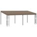 VidaXL Pergola taupe