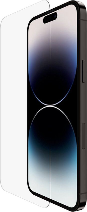 Belkin ScreenForce TemperedGlass antimicrobiële screenprotector - Geschikt voor iPhone 16 Plus/15 Plus/14 Pro Max