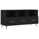 VidaXL meuble TV & centre de divertissement 102x36x50 cm bois traité noir