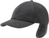 bugatti Cap With Ear Flaps Grey