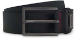HUGO Leren riem Gabriel_Sz35 Belt W85 Black zwart