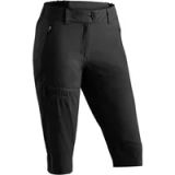 Maier Sports Lulaka Capri Loop 3/4 wandelbroek dames zwart maat 38 polyester
