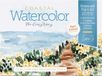 Watercolor Schiffer Publishing Watercolor the Easy Way Paint-Your-Own Watercolor Cards Coastal: Notecard Paint Kit with Paint and Brush Included