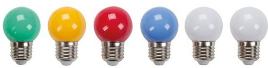 Velleman Gekleurde LEDlampen - 10 st. (HQPL11021)