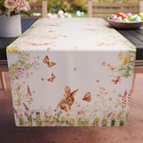 PETTI Artigiani Italiani - Tafelloper voor Pasen, tafelkleed tafelloper met digitale print, 100% Made in Italy, elegantie voor de paastafel