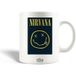 Maniacase Mok, Nirvana Pop Group Logo Jaune Fond Noir