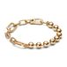 Pandora ME 14k Gold-plated bead and link bracelet