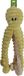 Boony Boon hond speelgoed octopus corduroy met piep geel 65cm