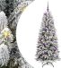vidaXL Kunstkerstboom Wit 150 cm PVC en plastic en staal en PE