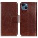 Étui Portefeuille iPhone 14 - Série Elegant - Marron