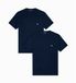 Armani T-shirts met ronde hals 2-pack blauw