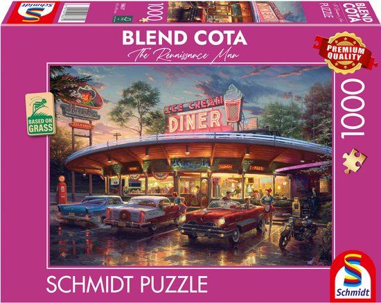 Schmidt Spiele Puzzel - Blend Cota - American diner, 1000 stukjes