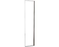 Exellence Eco paroi latérale 40x200cm - verre trempé 8mm - profil chromé
