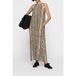 10DAYS Robe Smoking Serpent Corde Taille : M | Robes Maxi Outlet | Femmes | Marron