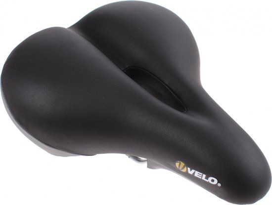 Velo Zadel Tour Memory Foam Heren Zwart