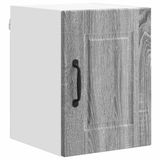 vidaXL Wandkast PORTO Grijs Sonoma Bewerkt Hout 40 cm