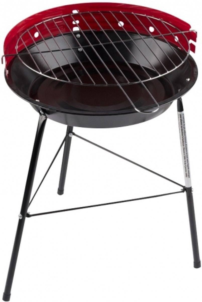 - Bbq Collection Houtskoolbarbecue - 33 cm - Rood