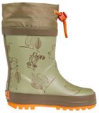 Playshoes Kinder rubberlaarzen Wasbeer Oliv Unisex Maat 31