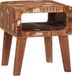 vidaXL Bijzettafel Bruin 40 x 32 x 46 cm Massief Gerecycled Hout