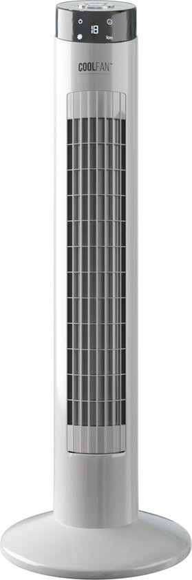 CoolHome CoolFan Stille Torenventilator CF202 - Met ionisator - Afstandbediening - Wit