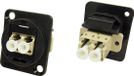 Cliff XLR-adapter LC Duplex MM Adapter, inbouw CP30214