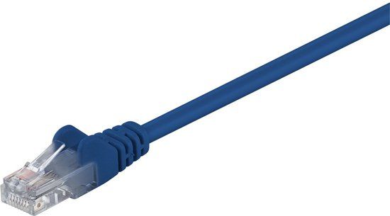 Microconnect B-UTP50025B Netwerkkabel 0,25 m Cat5e U/UTP (UTP) Blauw