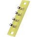 TRU COMPONENTS Soldeerlijst Enkele rij Totaal aantal polen 4 Epoxide (l x b x h) 36 x 9 x 1.5 mm 1 stuk(s)